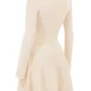 Caprice Cream Dainty Knit Mini Dress Caprice Cream Dainty Knit Mini Dress