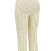 Carella Gingerbread Gingham Capri Trousers Carella Gingerbread Gingham Capri Trousers