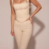Carella Gingerbread Gingham Capri Trousers Carella Gingerbread Gingham Capri Trousers