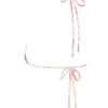Caribe Floral Print Bikini Top
