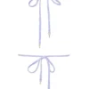 Caribe Lavender Paisley Bikini Top