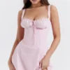 Carlotta Baby Pink Corset Mini Dress Carlotta Baby Pink Corset Mini Dress