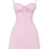 Carlotta Baby Pink Corset Mini Dress Carlotta Baby Pink Corset Mini Dress