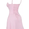 Carlotta Baby Pink Corset Mini Dress Carlotta Baby Pink Corset Mini Dress