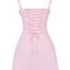Carlotta Baby Pink Corset Mini Dress Carlotta Baby Pink Corset Mini Dress