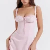 Carlotta Baby Pink Corset Mini Dress Carlotta Baby Pink Corset Mini Dress