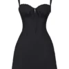 Carlotta Black Corset Mini Dress Carlotta Black Corset Mini Dress