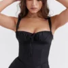 Carlotta Black Corset Mini Dress Carlotta Black Corset Mini Dress