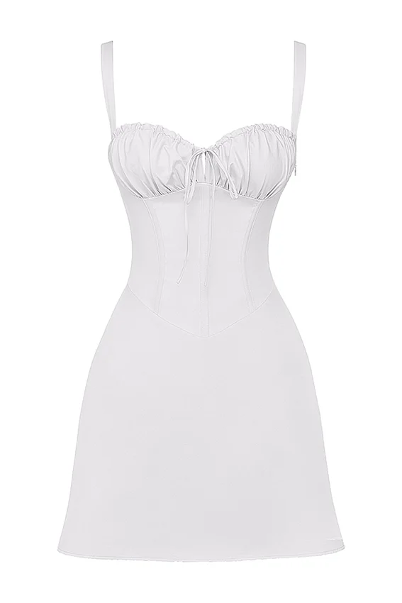 Carlotta White Corset Mini Dress Carlotta White Corset Mini Dress