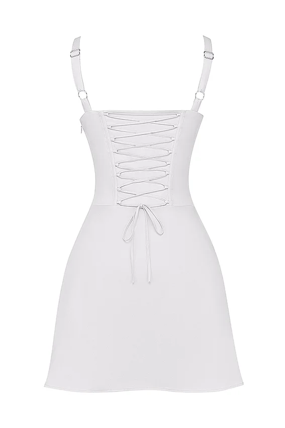 Carlotta White Corset Mini Dress Carlotta White Corset Mini Dress