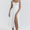 Carmen White Bustier Sundress Carmen White Bustier Sundress