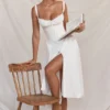 Carmen White Bustier Sundress Carmen White Bustier Sundress