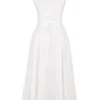 Carmen White Bustier Sundress Carmen White Bustier Sundress
