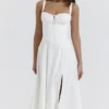 Carmen White Bustier Sundress Carmen White Bustier Sundress