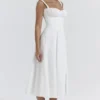 Carmen White Bustier Sundress Carmen White Bustier Sundress