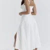 Carmen White Bustier Sundress Carmen White Bustier Sundress