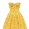 Carolina Apricot Lace Corset Mini Dress Carolina Apricot Lace Corset Mini Dress