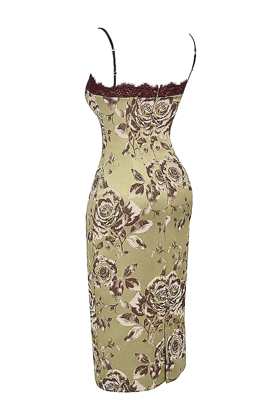 Cassia Floral Print Midi Dress Cassia Floral Print Midi Dress