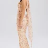 Hallie Honeyflower Print Strapless Corset With Neck Scarf Hallie Honeyflower Print Strapless Corset With Neck Scarf