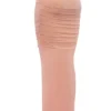 Cassidy Peach Fluted Hem Maxi Skirt Cassidy Peach Fluted Hem Maxi Skirt