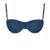 Cassis Deep Blue Ruched Bikini Top Cassis Deep Blue Ruched Bikini Top
