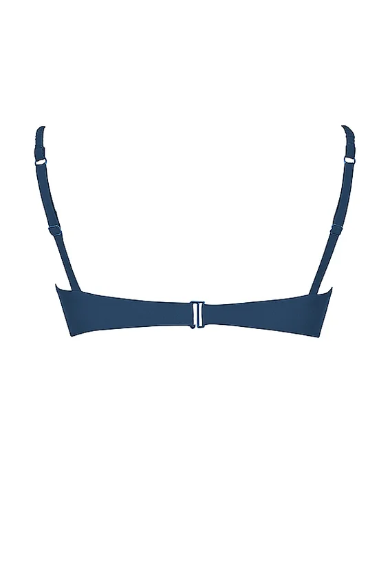 Cassis Deep Blue Ruched Bikini Top Cassis Deep Blue Ruched Bikini Top