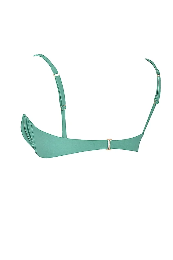 Cassis Eucalyptus Ruched Bikini Top Cassis Eucalyptus Ruched Bikini Top