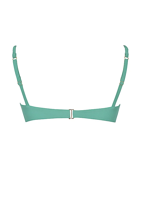 Cassis Eucalyptus Ruched Bikini Top Cassis Eucalyptus Ruched Bikini Top