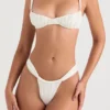 Cassis Ivory Ruched Bikini Top Cassis Ivory Ruched Bikini Top