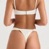 Cassis Ivory Ruched Bikini Top Cassis Ivory Ruched Bikini Top