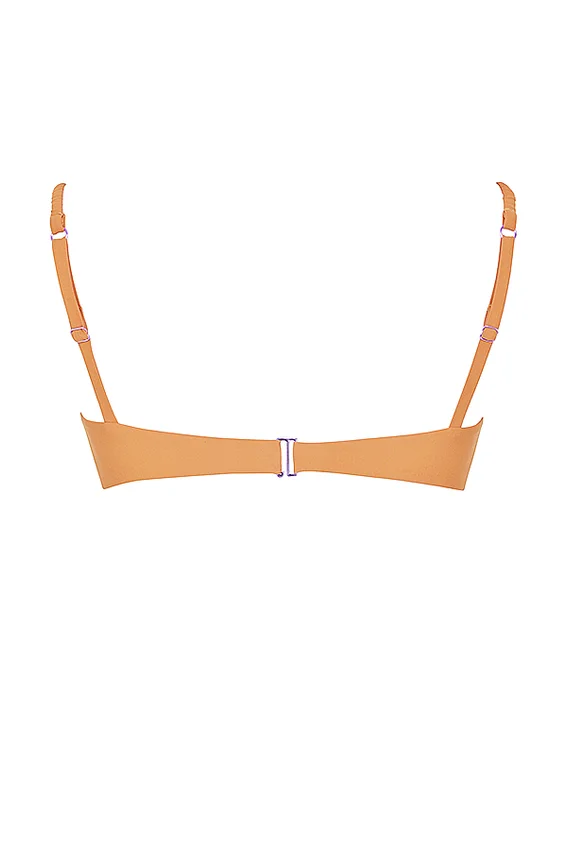 Cassis Light Orange Ruched Bikini Top Cassis Light Orange Ruched Bikini Top