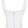 Catalina White Broderie Anglais Corset Catalina White Broderie Anglais Corset