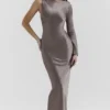Catiana Smoke One Sleeve Maxi Dress Catiana Smoke One Sleeve Maxi Dress