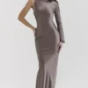 Catiana Smoke One Sleeve Maxi Dress Catiana Smoke One Sleeve Maxi Dress