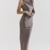Catiana Smoke One Sleeve Maxi Dress Catiana Smoke One Sleeve Maxi Dress