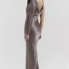 Catiana Smoke One Sleeve Maxi Dress Catiana Smoke One Sleeve Maxi Dress