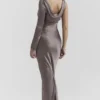 Catiana Smoke One Sleeve Maxi Dress Catiana Smoke One Sleeve Maxi Dress