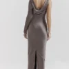 Catiana Smoke One Sleeve Maxi Dress Catiana Smoke One Sleeve Maxi Dress