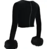 Catriona Black Velvet Corset