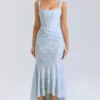 Cesca Bluebell Floral Maxi Dress Cesca Bluebell Floral Maxi Dress