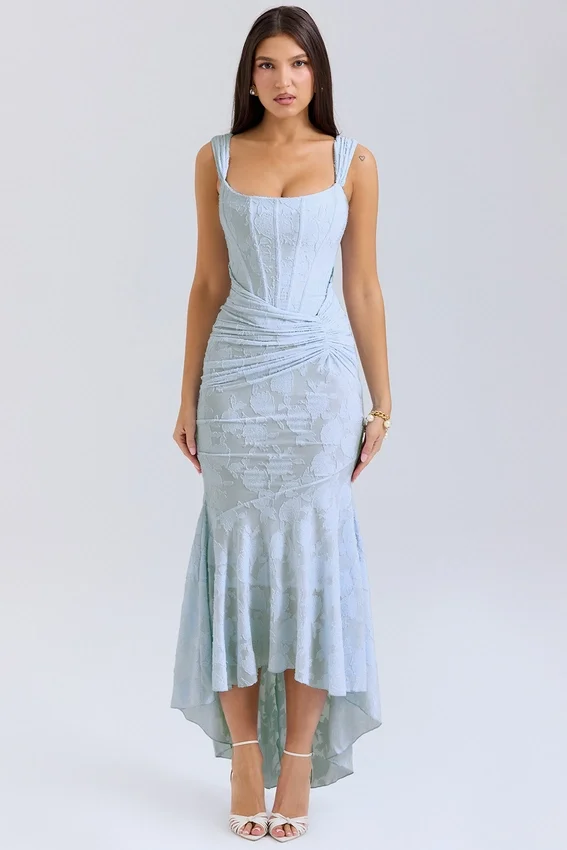 Cesca Bluebell Floral Maxi Dress Cesca Bluebell Floral Maxi Dress