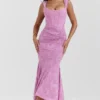 Cesca Rose Pink Floral Maxi Dress Cesca Rose Pink Floral Maxi Dress