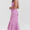 Cesca Rose Pink Floral Maxi Dress Cesca Rose Pink Floral Maxi Dress