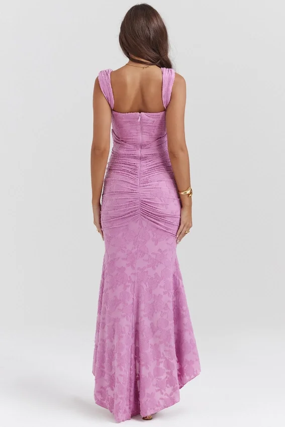 Cesca Rose Pink Floral Maxi Dress Cesca Rose Pink Floral Maxi Dress