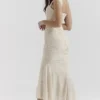 Cesca Vintage Cream Floral Maxi Dress Cesca Vintage Cream Floral Maxi Dress