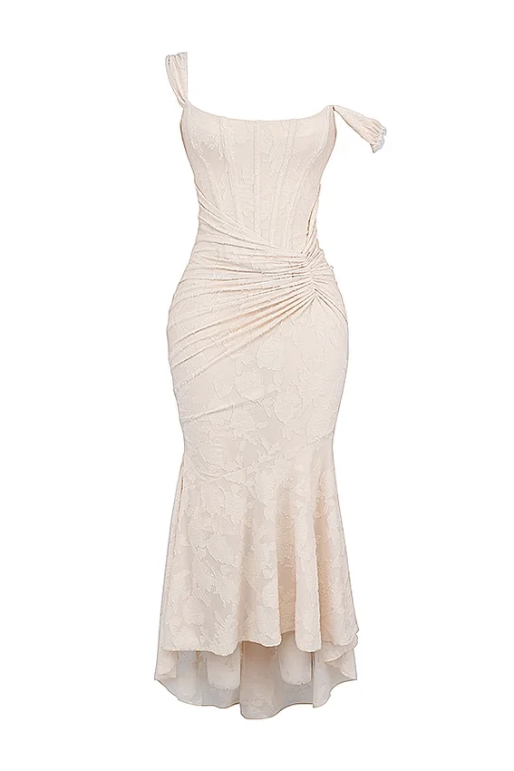 Cesca Vintage Cream Floral Maxi Dress Cesca Vintage Cream Floral Maxi Dress