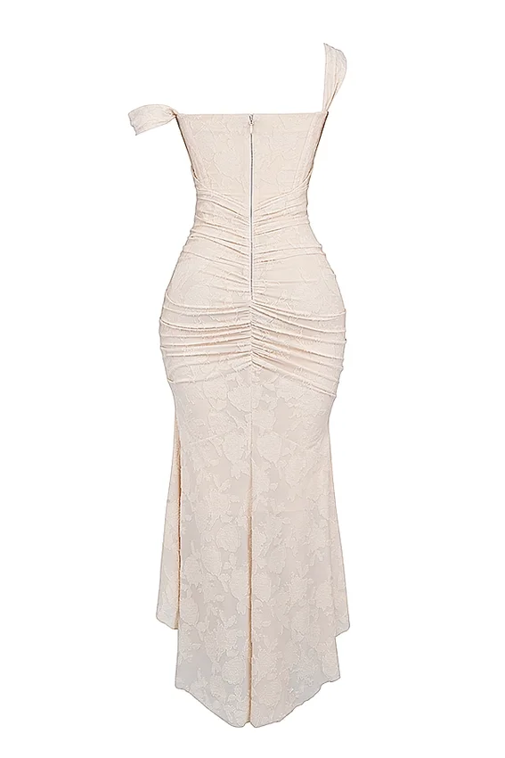 Cesca Vintage Cream Floral Maxi Dress Cesca Vintage Cream Floral Maxi Dress