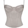 Chantal Champagne Satin Top Chantal Champagne Satin Top