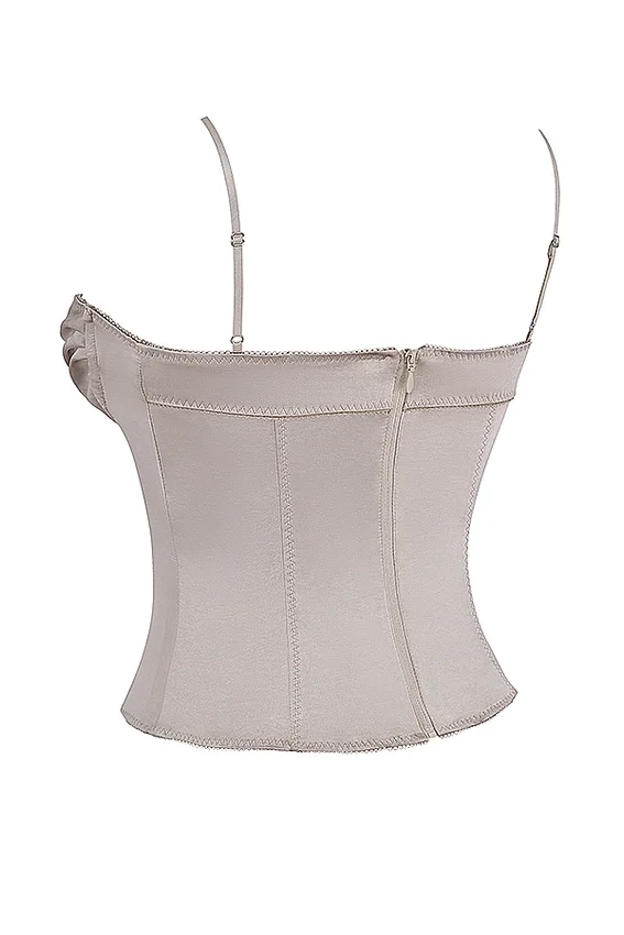 Chantal Champagne Satin Top Chantal Champagne Satin Top