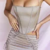 Chantelle Latte Satin Corset